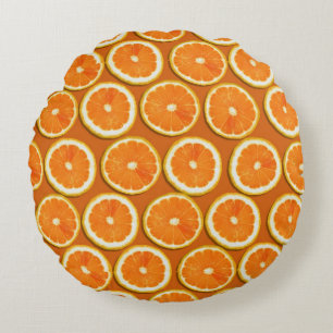 Lemon Slices Pattern Rond Kussen