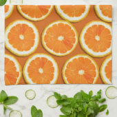 Lemon Slices Pattern Theedoek (Gevouwen)