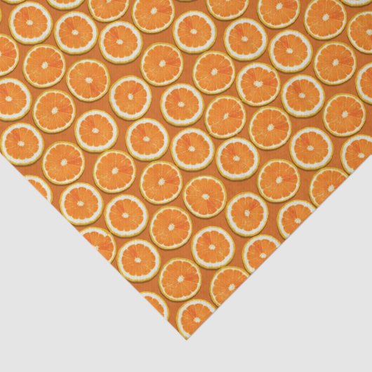 Lemon Slices Pattern Tissuepapier (Detail)