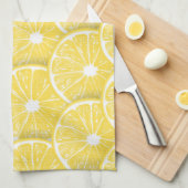 Lemon slices theedoek (Quarter Fold)