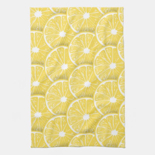 Lemon slices theedoek (Verticaal)