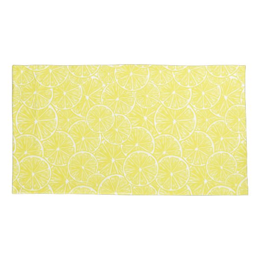 Lemon snijdt patroonontwerp af kussensloop (Achterkant-Links)