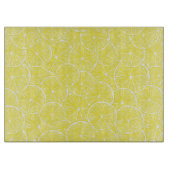 Lemon snijdt patroonontwerp af snijplank (Voorkant)