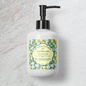 Lemon Soap, Cosmetics and Bath Products Label - 2