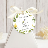 Lemon Sorrento Mediterraans Bruiloft Bedankjes Labels