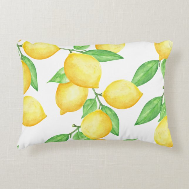 Lemon Splash Accent Pillow Kussen (Voorkant)