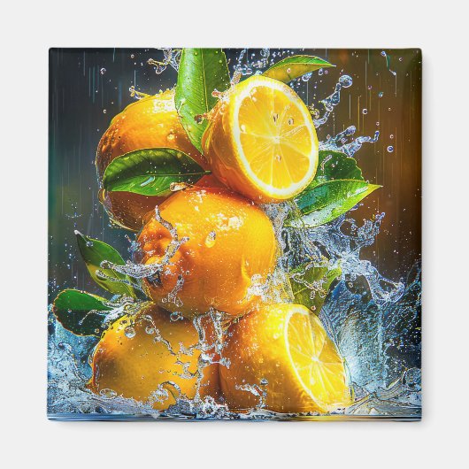 Lemon Splash Magneet (Voorkant)
