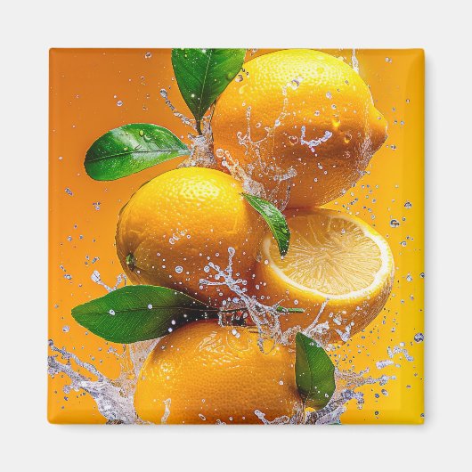 Lemon Splash Magneet (Voorkant)