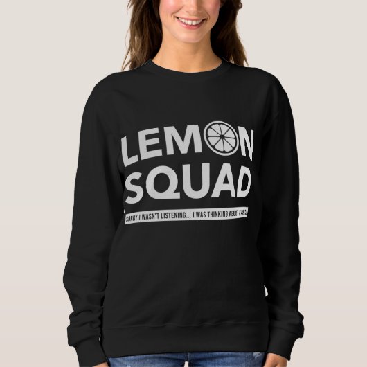 Lemon Squad Lemonade Juice Summer Fruit Trui (Voorkant)