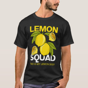 Lemon Squad Lemonade Summer Fruits Juice T-shirt