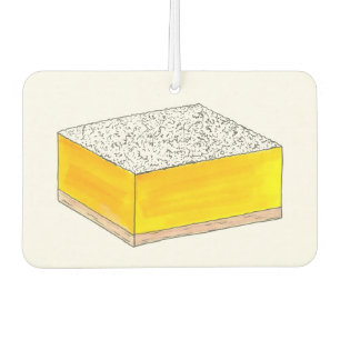 Lemon Square Bar Pastry Dessert Bake Sale Sweets Luchtverfrisser