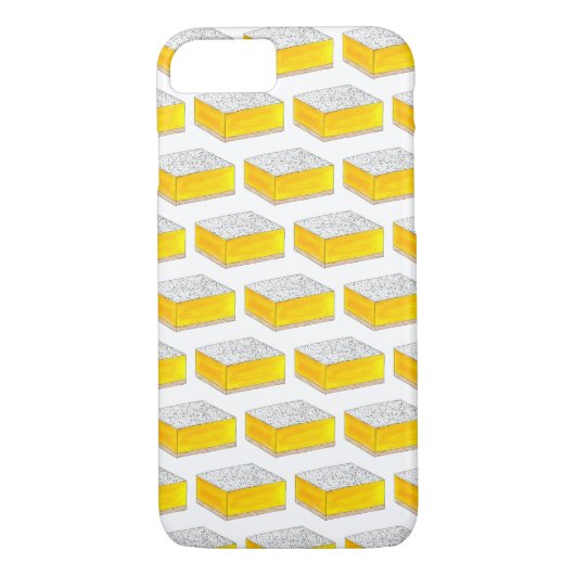 Lemon Square Bar Pastry Dessert Bake Sale Yellow Case-Mate iPhone Case (Achterkant)