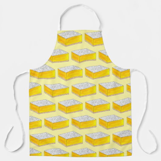 Lemon Square Traybake Dessert Bar Cookie Bake Sale Schort (Voorkant)