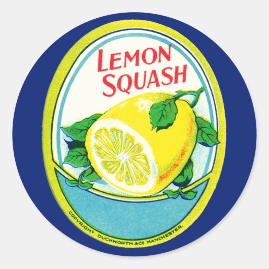 Lemon Squash Label (Voorkant)