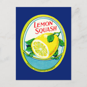  Lemon Squash Label Briefkaart