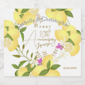 Lemon Squeeze  Bier Etiket (Enkel label)