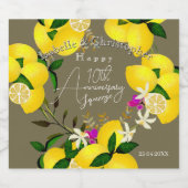 Lemon Squeeze Bier Etiket (Enkel label)