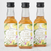 Lemon Squeeze  Likeurfles Etiket (Flessen)