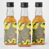 Lemon Squeeze Likeurfles Etiket (Flessen)