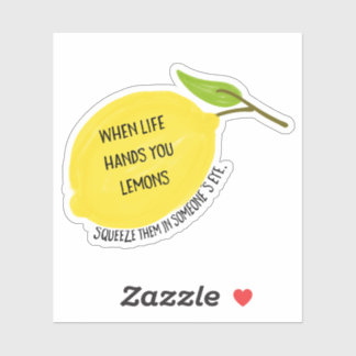Lemon Squeeze Sticker