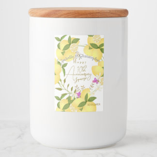 Lemon Squeeze  Voedselcontainer Etiket