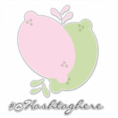 Lemon Squeezed Dripping Name Script Decal Sticker (Voorkant)