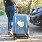 Lemon Squeezed Dripping Name Script Decal Sticker (Koffer Insitu)