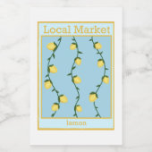 Lemon sticker (Enkel label)