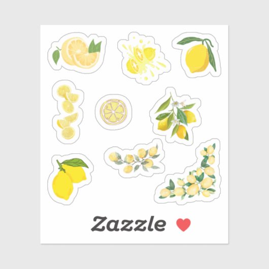 Lemon Stickers (Vel)