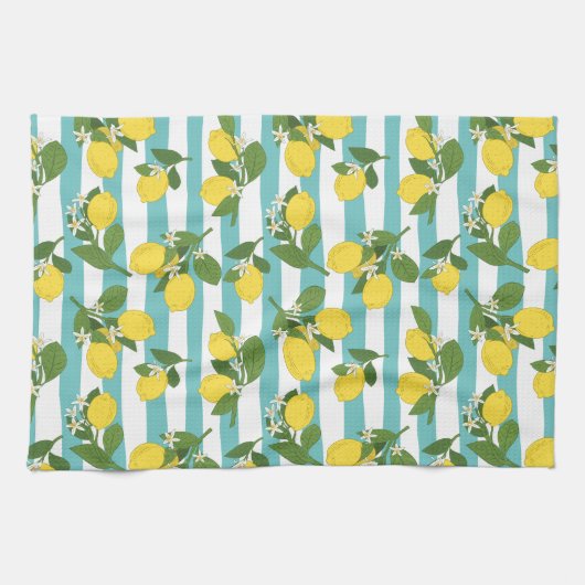 Lemon Stripes Theedoek (Horizontaal)