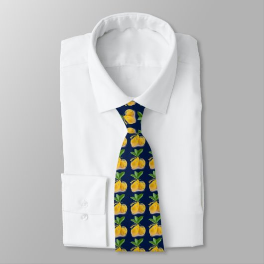 LEMON STROPDAS DARK BLAUW ACHTERGROND (Gebonden)