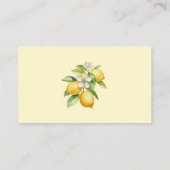 Lemon Summer Hoe groot is mama's Belly Ticket Informatiekaartje (Achterkant)