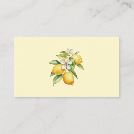 Lemon Summer Hoe groot is mama's Belly Ticket Informatiekaartje (Achterkant)