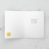 Lemon Sweet One Heureuse carte d'anniversaire (Intérieur)