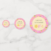 Lemon Sweet One Verjaardag Confetti (Voorkanten)