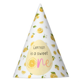 Lemon Sweet One Verjaardag Feesthoedjes