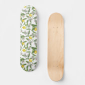 Lemon takken met bloesems en vruchten skateboard (Voorkant)