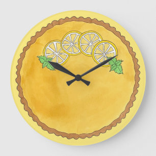 Lemon Tart Tarte au Citron Curd Pie Baking Food Grote Klok