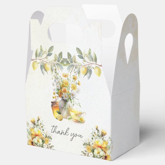 Lemon Tea Party  Bedankt Bedankdoosjes (Geopend)