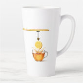 Lemon Tea Under Construction – 17oz Latte Mug (Droite)