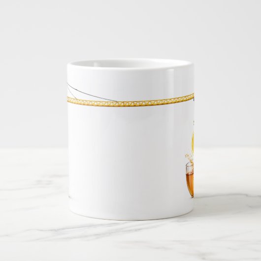 Lemon Tea Under Construction – Jumbo Mug for True  (Devant)