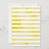 Lemon Theme Gender Reopenbaart de Uitnodiging van (Achterkant)