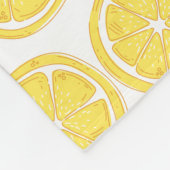 Lemon Thleece Throw Blanket Fleece Deken (Hoek)
