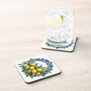 Lemon Tile Kunststof Onderzetter Set