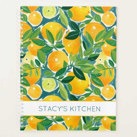 Lemon Tree Art NAME Fresh Kleurrijk Plezier Planner (Voorkant)