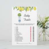 Lemon Tree Baby Traits Spel (Staand voorkant)