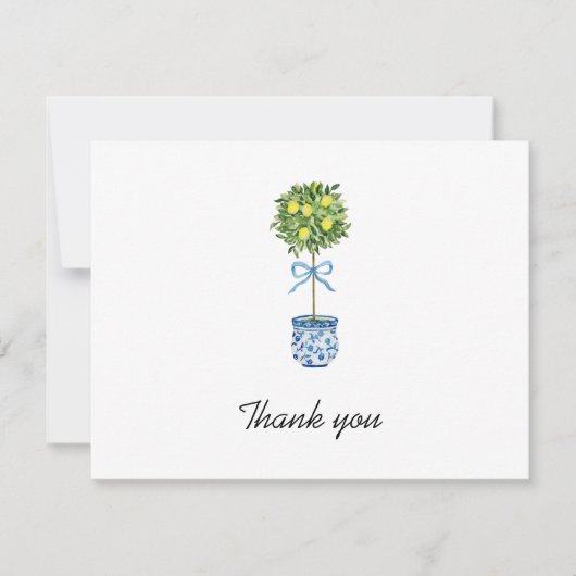 Lemon Tree Bedankkaart (Voorkant)