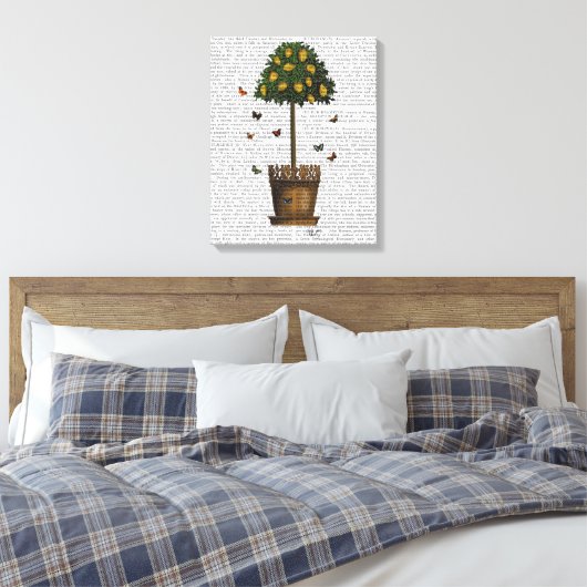 Lemon Tree Canvas Afdruk (Insitu (Slaapkamer))
