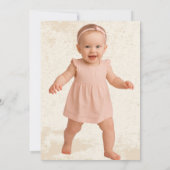 Lemon Tree Main Squeeze Foto Eerste Verjaardag Kaart (Achterkant)