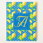 Lemon Tree Ocean Blue MONOGRAM (Dos)